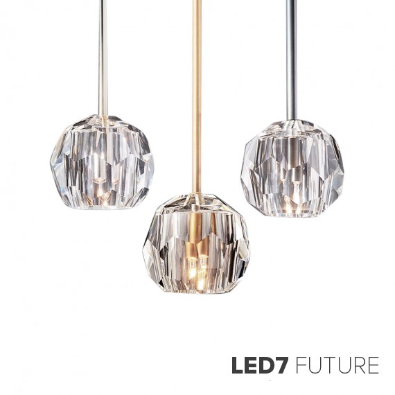 Loft Industry Modern - Boule De Cristal Pendant